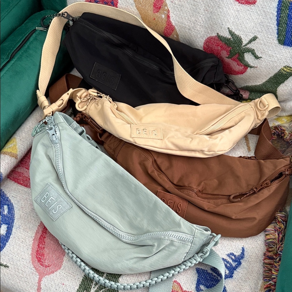 BEIS Crossbody Sport - Black is SOLD- still available is Cream, Brown, and Slate